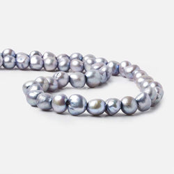 9x10-10x12mm Silver Violet   Baroque 2.5mm large hole Pearl (ONLINE ORDER ONLY)