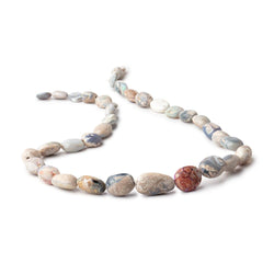 9x7-20x12mm Australian Boulder Opal plain nuggets 18 inch 36 beads AA (ONLINE ORDER ONLY)