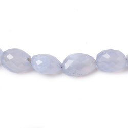9x8x8-12x8x7mm Turkish Blue Chalcedony Faceted Nuggets 16 inch 37 beads (ONLINE ORDER ONLY)