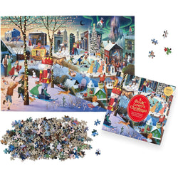A Book Lover's Christmas 1000 Piece Jigsaw Puzzle Laurence King (ONLINE ORDER ONLY)