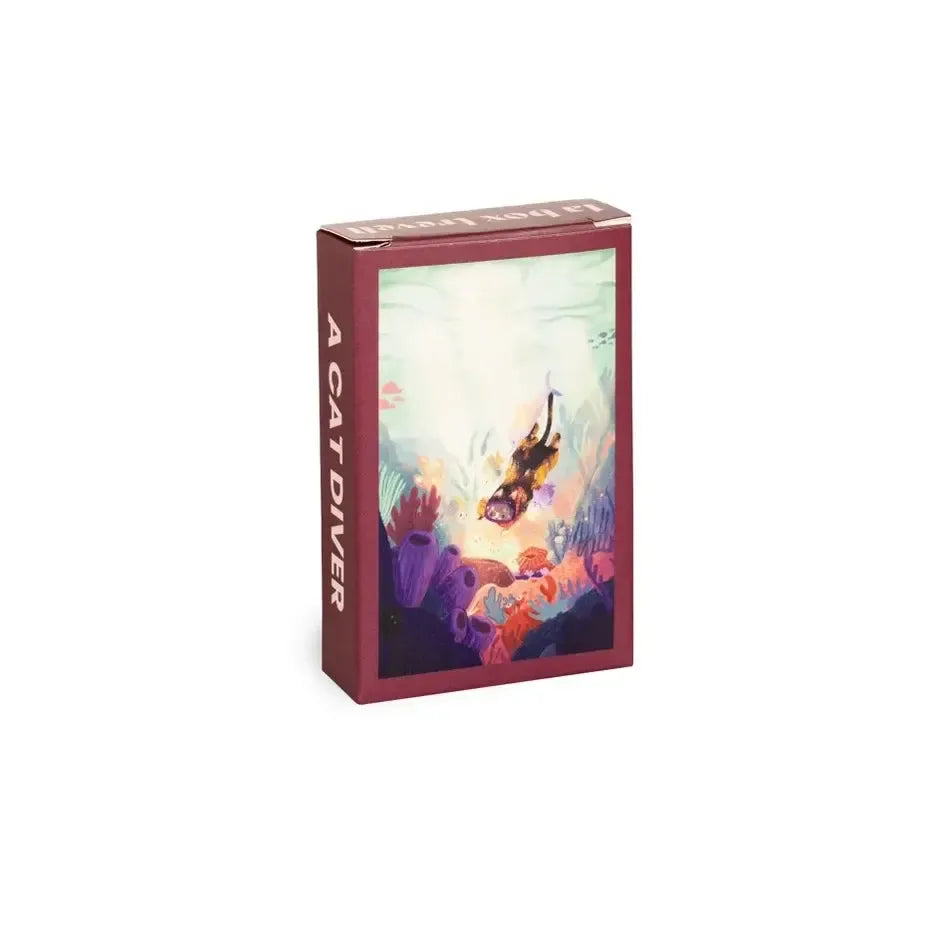 A Cat Diver 99 Piece Mini Jigsaw Puzzle Trevell (ONLINE ORDER ONLY)