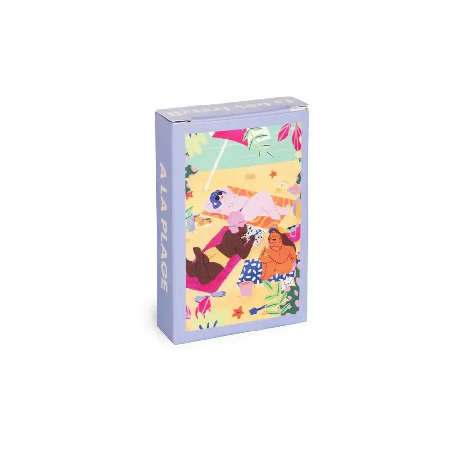 A La Plage (At the Beach) 99 Piece Mini Jigsaw Puzzle Trevell (ONLINE ORDER ONLY)
