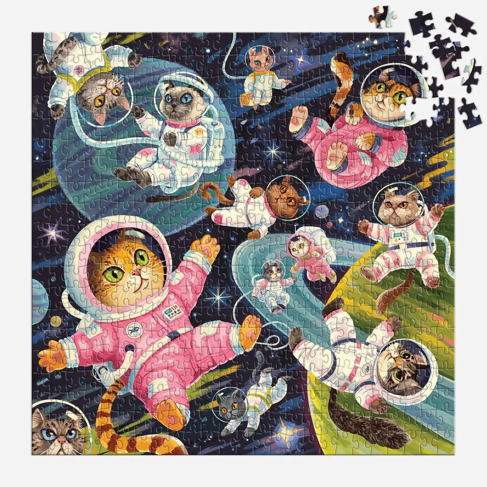 A Space Meowdyssey 500 Piece Jigsaw Puzzle Galison (ONLINE ORDER ONLY)