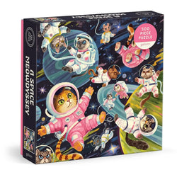 A Space Meowdyssey 500 Piece Jigsaw Puzzle Galison (ONLINE ORDER ONLY)