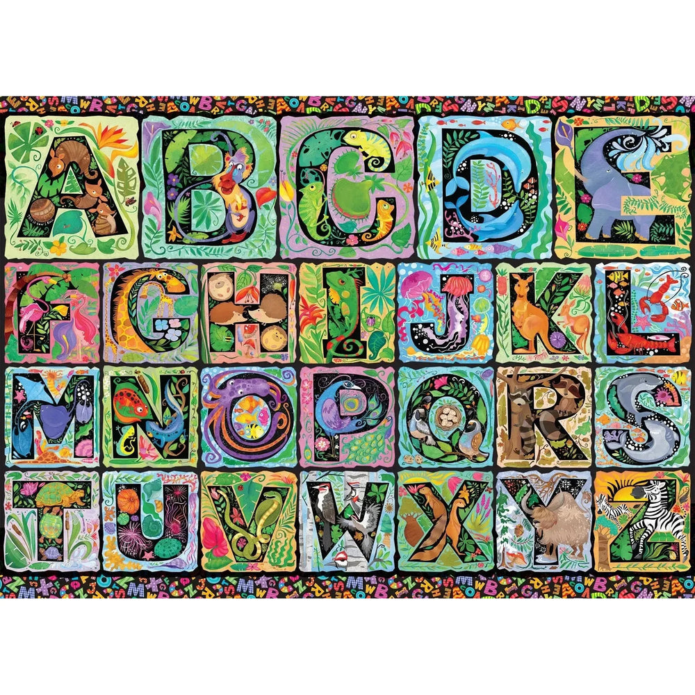 A to Z 500 Piece Jigsaw Puzzle Cobble Hill (ONLINE ORDER ONLY)