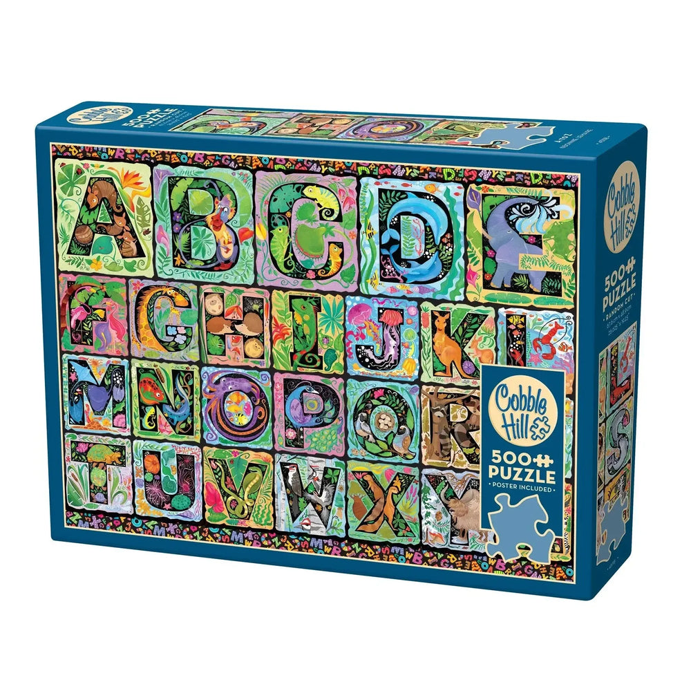 A to Z 500 Piece Jigsaw Puzzle Cobble Hill (ONLINE ORDER ONLY)