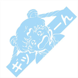 1PCS Usagi Tsukino Car Sticker Anime Girl The Window Wecoration Vinyl Decals Notebook Sticker JDM The Japan Accesorios Para Auto (ONLINE ORDER ONLY)