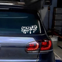 HUSTLE Sticker,Car Stickers, Vinyl Decals - For Cars, Trucks, Walls, Laptops, Windows, Motorcycles, Bumpers Or Crafts (Online Order Only)