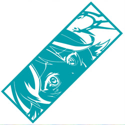 Jibril | NGNL | Car Stickers Anime Cute Girl Window Decoration Stickers Auto Parts Cartoon Laser Vinyl Decals (ONLINE ORDER ONLY)