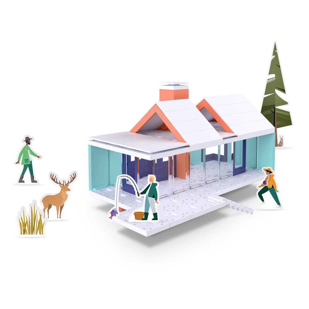 Bundle kit of 6 Arckit Mountain Living Architectural Model Building Kits & Building Plates (ONLINE ORDER ONLY)