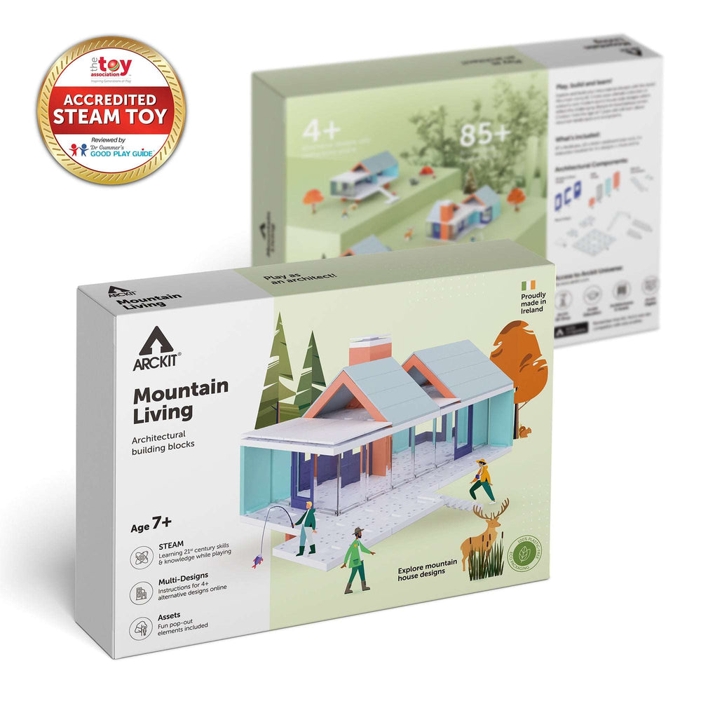Bundle kit of 6 Arckit Mountain Living Architectural Model Building Kits & Building Plates (ONLINE ORDER ONLY)