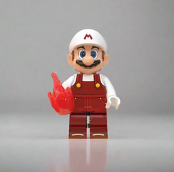 Fireball Mario Minifigure - Super Mario (ONLINE ORDER ONLY)