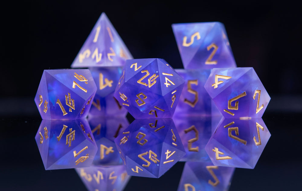 Mystic Divination Sharp-Edged Resin Dice Set (ONLINE ORDER ONLY)