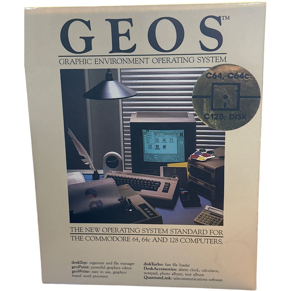 GEOS Software Package For Commodore 64/128 (Online Order Only)