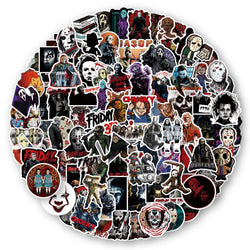 Mixed Horror Movie Character Sticker Packs (ONLINE ORDER ONLY)