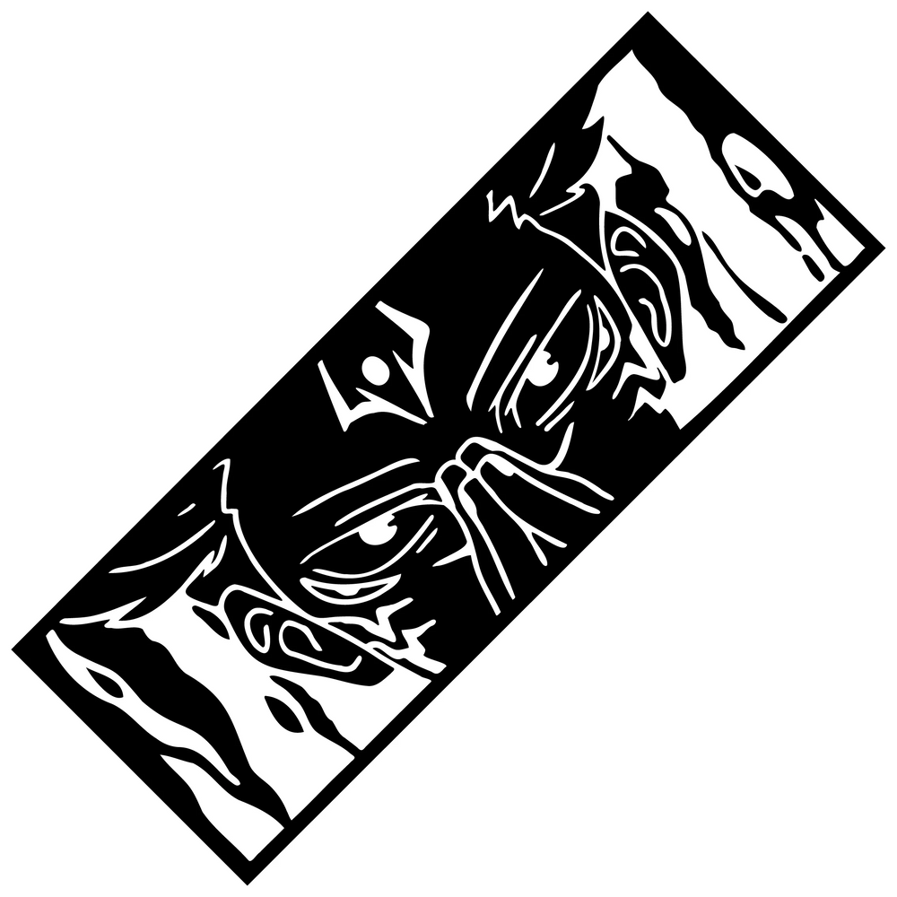 1PCS Car Sticker My Domain Anime Stickers Auto Parts Window Bumper Man And God Personality Decoration Vinyl Decals (ONLINE ORDER ONLY)
