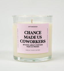 Chance Made Us Coworkers Glass Candle (Online Order Only)