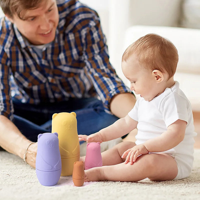 Silicone Stacking and Nesting Bears (ONLINE ORDER ONLY)
