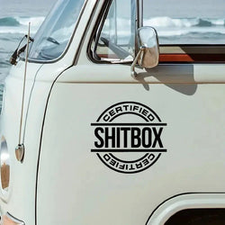 Certified Shitbox Decal Sticker, FOR Car Truck Window (ONLINE ORDER ONLY)