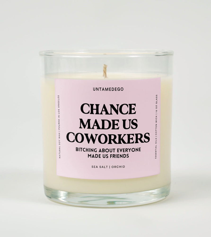 Chance Made Us Coworkers Glass Candle (Online Order Only)