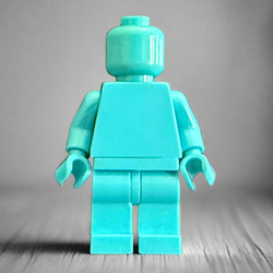 Monochrome Custom Minifigures – 40+ Vibrant Colors! (ONLINE ORDER ONLY)