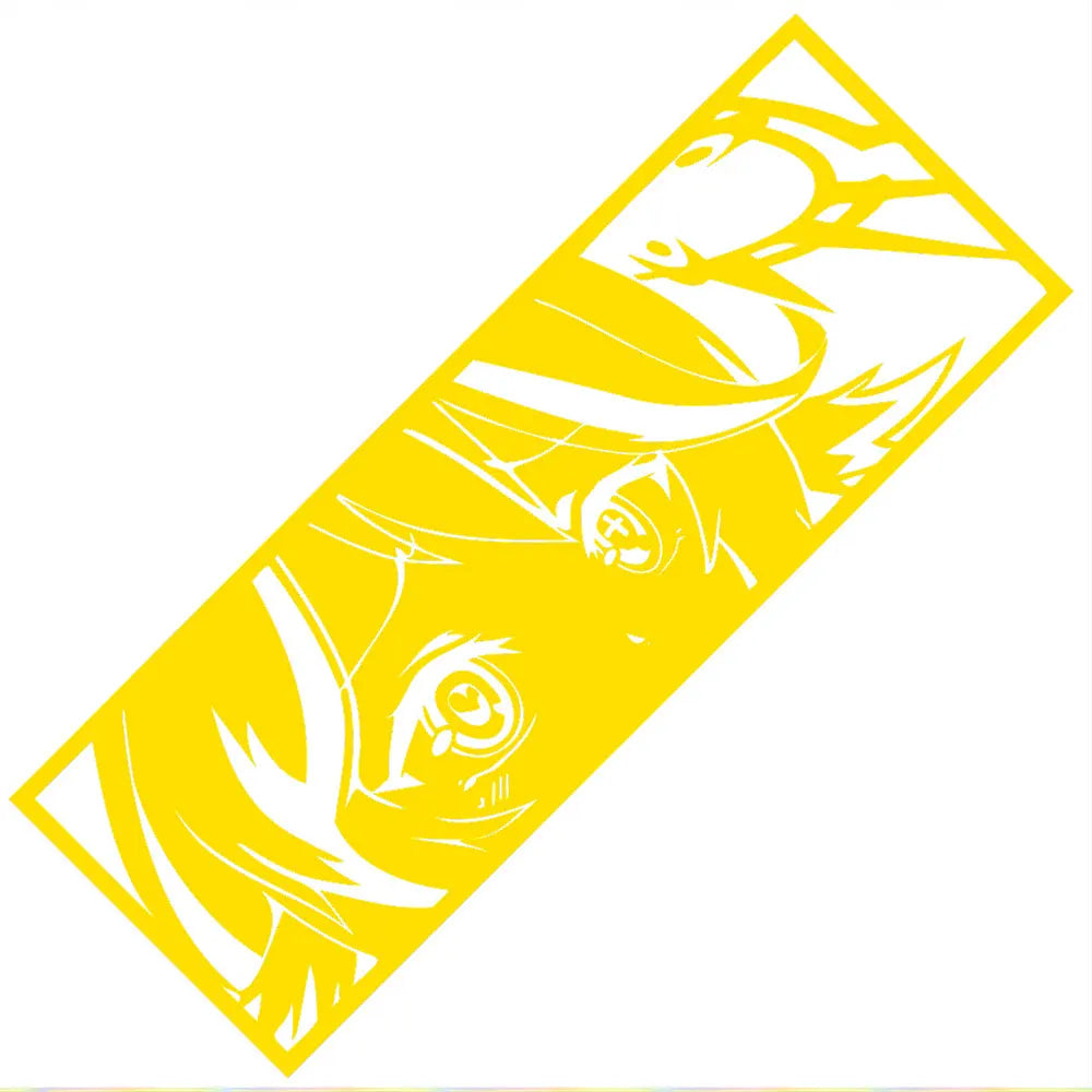 Jibril | NGNL | Car Stickers Anime Cute Girl Window Decoration Stickers Auto Parts Cartoon Laser Vinyl Decals (ONLINE ORDER ONLY)