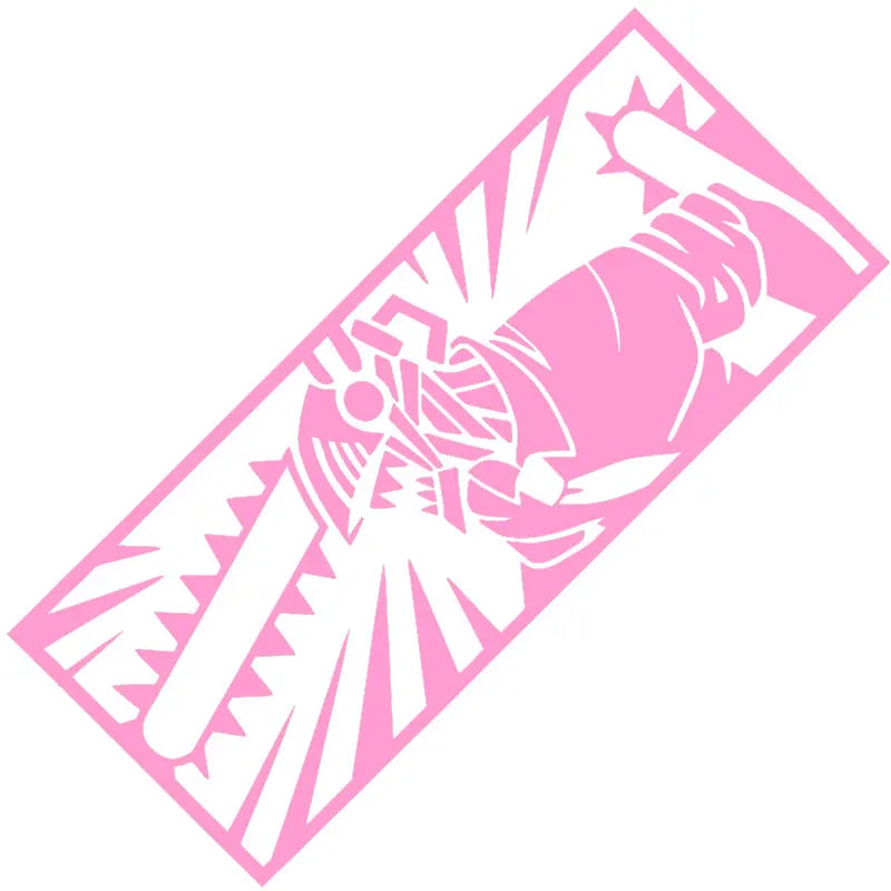 1Pcs CHAINSAWMAN Car Sticker The Window Auto Parts Decoration Laptop Computer Anime Stickers Vinyl Decals (ONLINE ORDER ONLY)