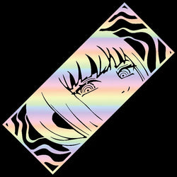 Chainsaw Man Car Sticker Window Decoration Anime Beautiful Girl Stickers Laptop Computer Auto Parts Makima Die Cutti Vinyl Decal (ONLINE ORDER ONLY)