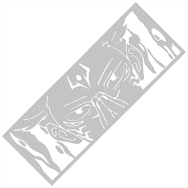 1PCS Car Sticker My Domain Anime Stickers Auto Parts Window Bumper Man And God Personality Decoration Vinyl Decals (ONLINE ORDER ONLY)