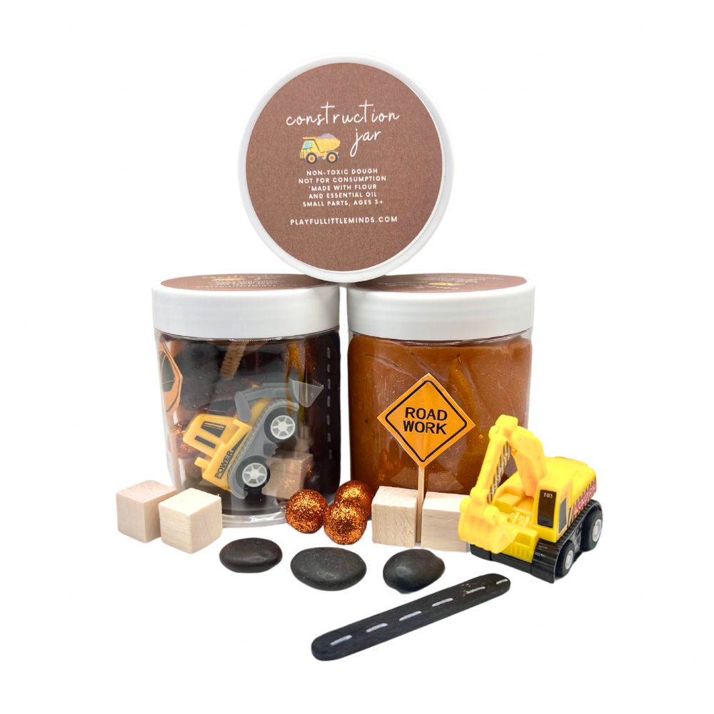 Construction Site Playdough Sensory Toy Kit (ONLINE ORDER ONLY)
