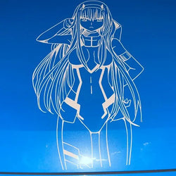 Girl Large Anime Car Sticker Sexy Girl Whole Body  Decoration Sticker Prevent Bask In Waterproof  PVC Vinyl Decals (ONLINE ORDER ONLY)