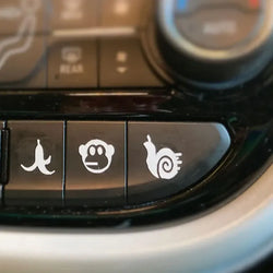 Universal Fit Car Sticker And Truck Vehicle White Blank Buttons The Car Interior  Decoration Die Cutting  Vinyl Decals (ONLINE ORDER ONLY)