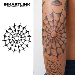 Spider web Temporary Tattoo,Lasts To 15 Days New Technology Magic Waterproof Semi Permanent Sticker. (Online Order Only)
