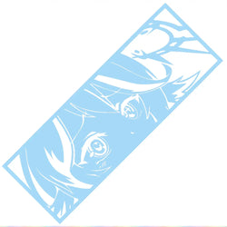 Jibril | NGNL | Car Stickers Anime Cute Girl Window Decoration Stickers Auto Parts Cartoon Laser Vinyl Decals (ONLINE ORDER ONLY)