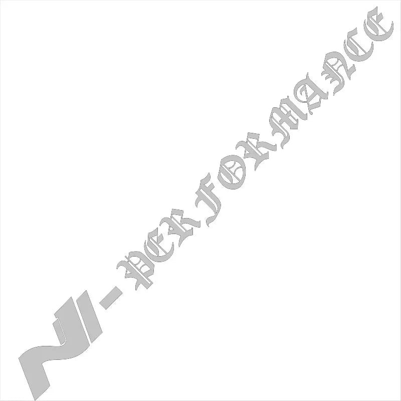 N Performance Car Sticker Windshield Shape I30N Nthusiast CD 109DB Character Sports Style Letters Stickers Vinyl Decals (ONLINE ORDER ONLY)