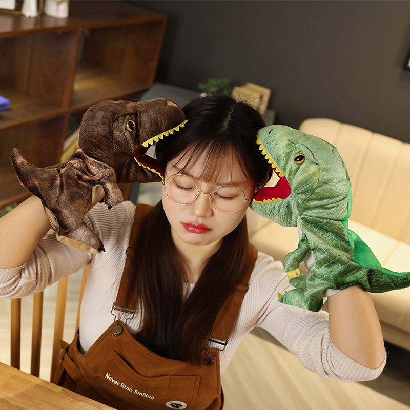 Plush Dinosaur Hand Puppet (ONLINE ORDER ONLY)