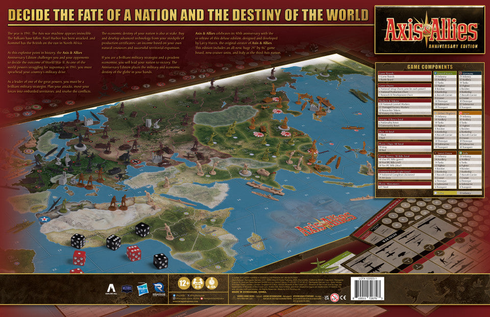 Axis and Allies Anniversary Edition (ONLINE ORDER ONLY)