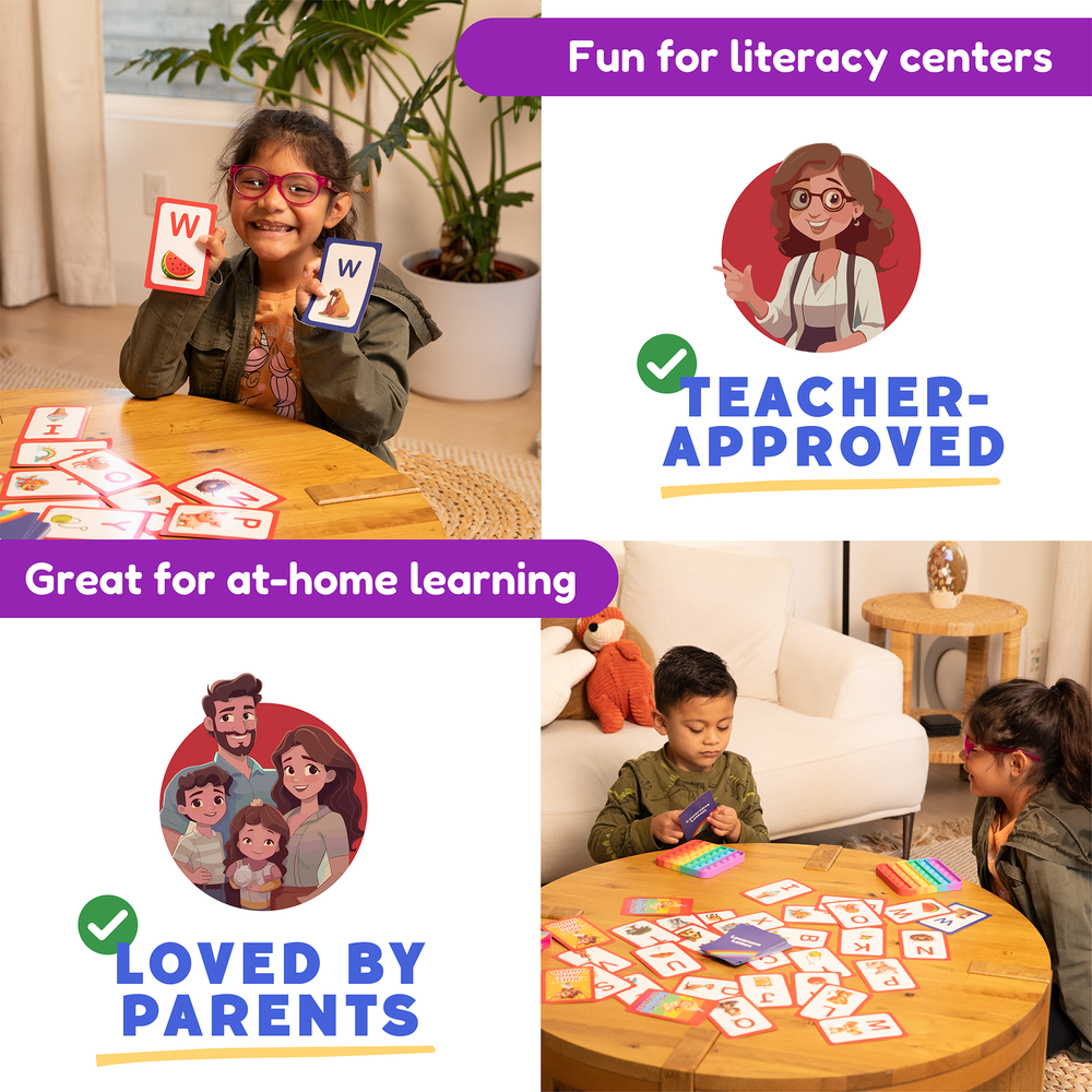 .ABC: Learn Uppercase & Lowercase Letters Card Pack (Online Order Only)