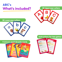 ABC: Learn Uppercase & Lowercase Letters Card Pack (Online Order Only)