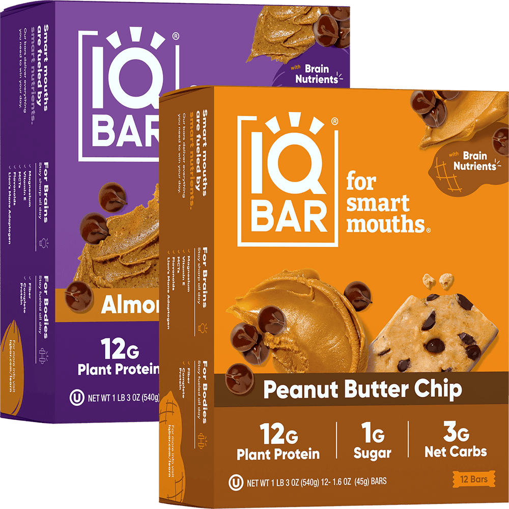 Almond Butter Chip & Peanut Butter Chip (24 Bars) (ONLINE ORDER ONLY)