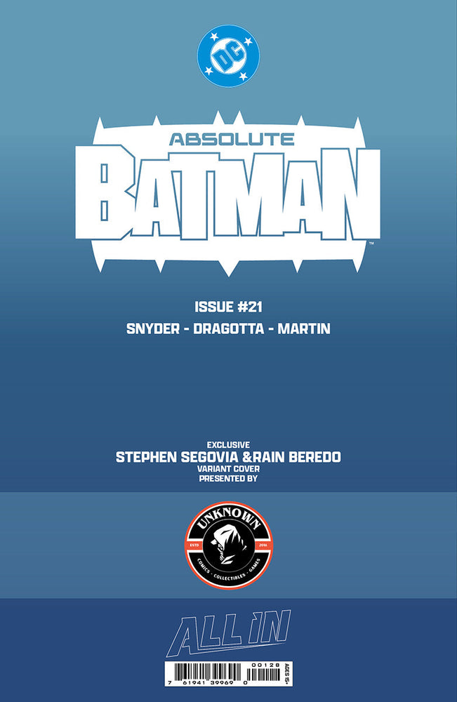 ABSOLUTE BATMAN #21 STEPHEN SEGOVIA EXCLUSIVE VAR (06/17/2026)