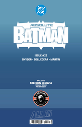 [FOIL] ABSOLUTE BATMAN #22 STEPHEN SEGOVIA EXCLUSIVE VIRGIN VAR (07/08/2026) (ONLINE ORDER ONLY)