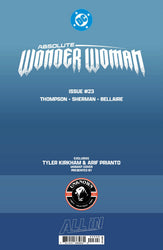 [FOIL] ABSOLUTE WONDER WOMAN #23 TYLER KIRKHAM BATTLE DAMAGED EXCLUSIVE VIRGIN VAR (08/26/2026)