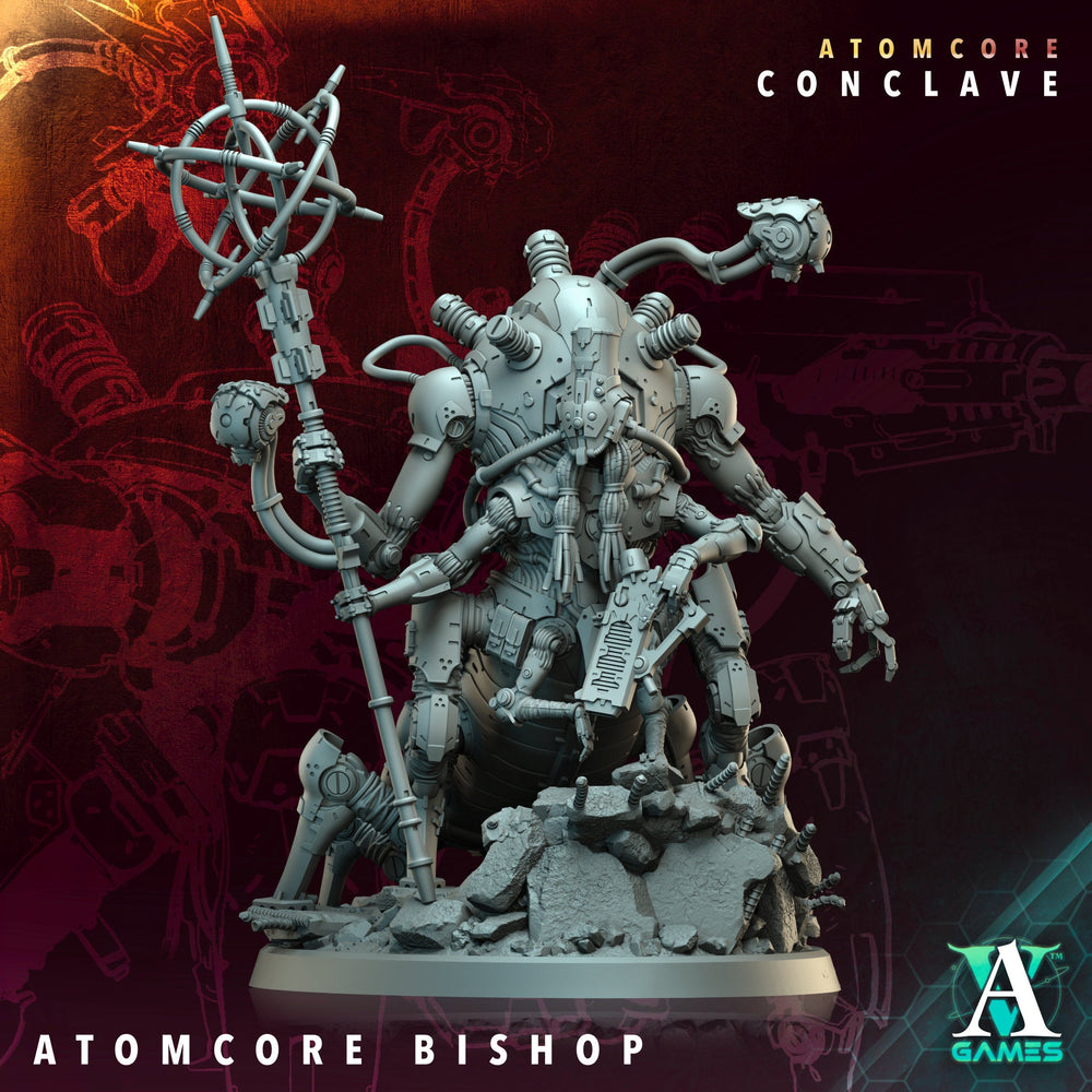 3D Printed Archvillain Games Bishop of the Atomcore Atomcore Conclave 28 32mm D&D (Online Only)