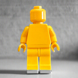 Monochrome Custom Minifigures – 40+ Vibrant Colors! (ONLINE ORDER ONLY)