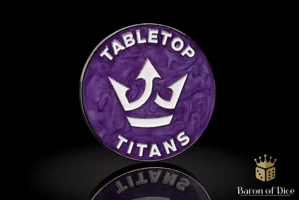 Tabletop Titans | Purple | Wargaming & Datasheet Box | Baron's Coin��� Compatible (ONLINE ORDER ONLY)