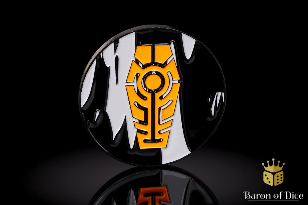 Orange Coffin | Wargaming & Datasheet Box | Baron's Coin��� Compatible (ONLINE ORDER ONLY)