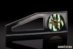 Eye of Chaos | Aquamarine | Metal Combat Gauge | Baron Coin™ Compatible