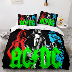 AC DC Cosplay 3 Piece Bedding Set Quilt Covers Without Filler (Online Order Only)
