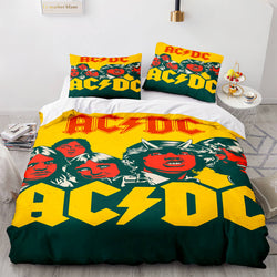 AC DC Cosplay 3 Piece Bedding Set Quilt Covers Without Filler (Online Order Only)